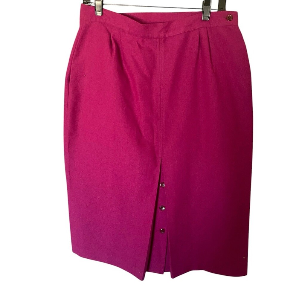 Natural Dimensions Skirt Womens Size 18 Pink Straight Pencil Knee Lined